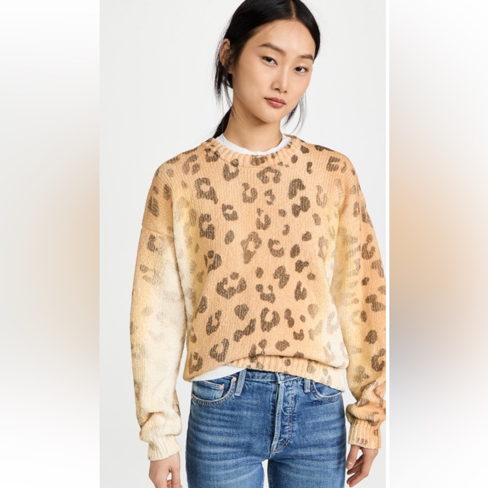 MOTHER leopard print sweater
